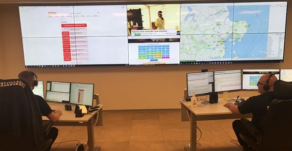 Besøg på vagtcentralen