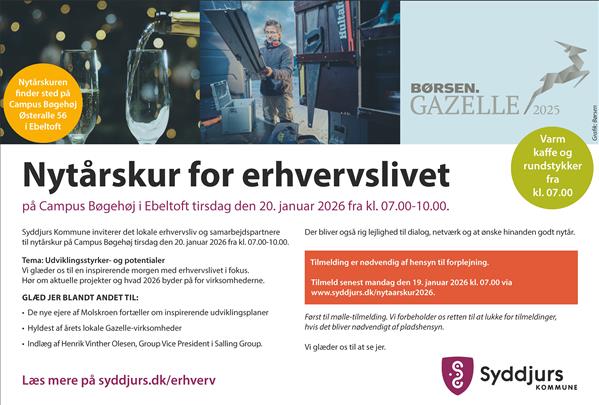 Nytårskur for erhvervslivet 2026  